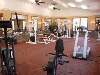 Fully Equipped Fitness Center at Dartmouth Tower at Shaw, Clovis, California